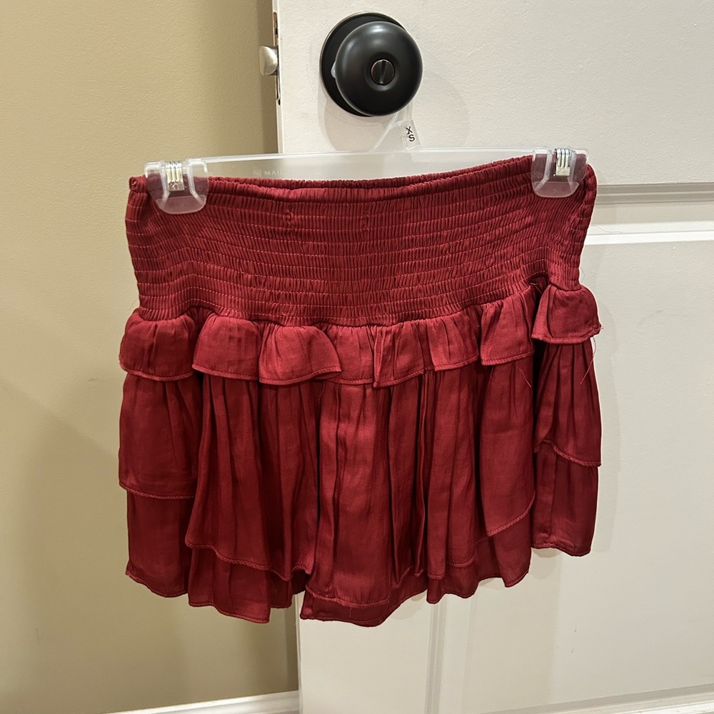 Maroon DO+BE Skort